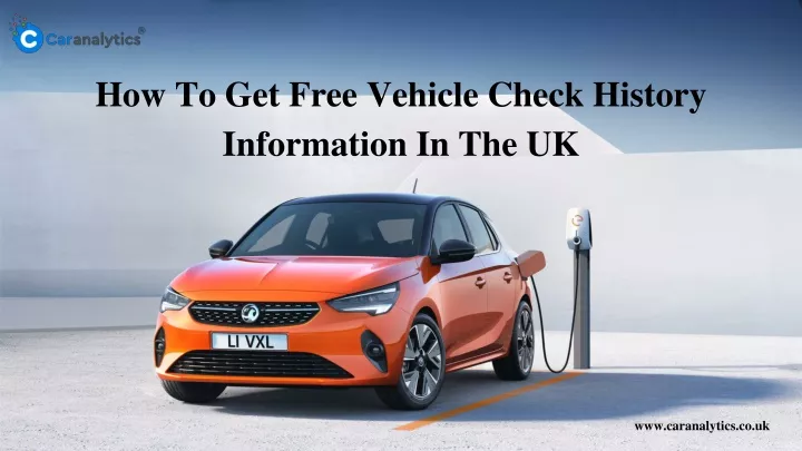 how to get free vehicle check history information