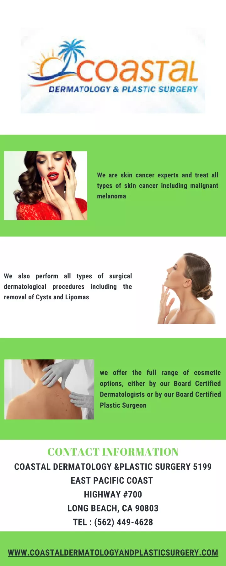 we are skin cancer experts and treat all types