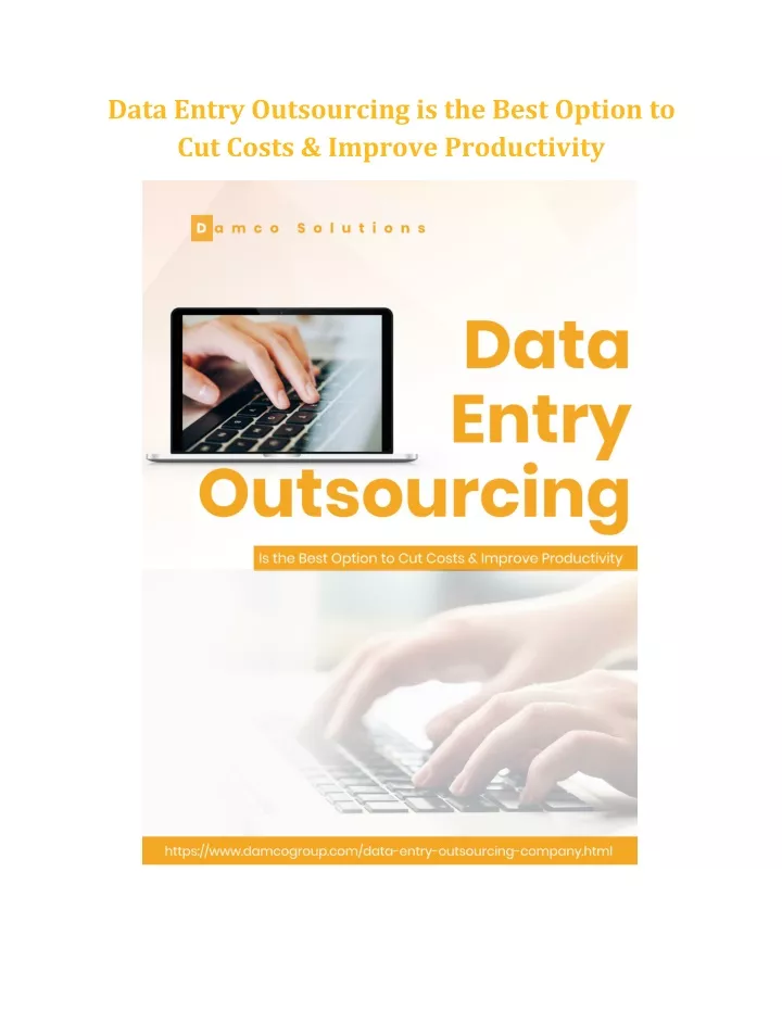 data entry outsourcing is the best option