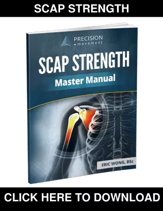 Scap Strength PDF, eBook by Eric Wong