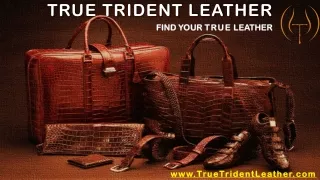 Mens Leather Wallets Manufacturer and Exporter | True Trident Leather