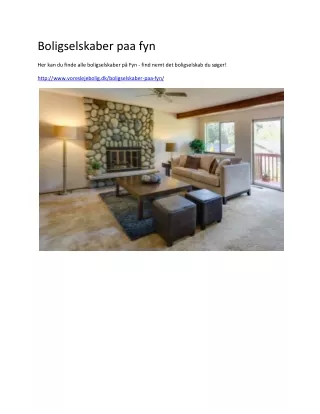 boligselskaber paa fyn