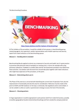 the benchmarking procedure