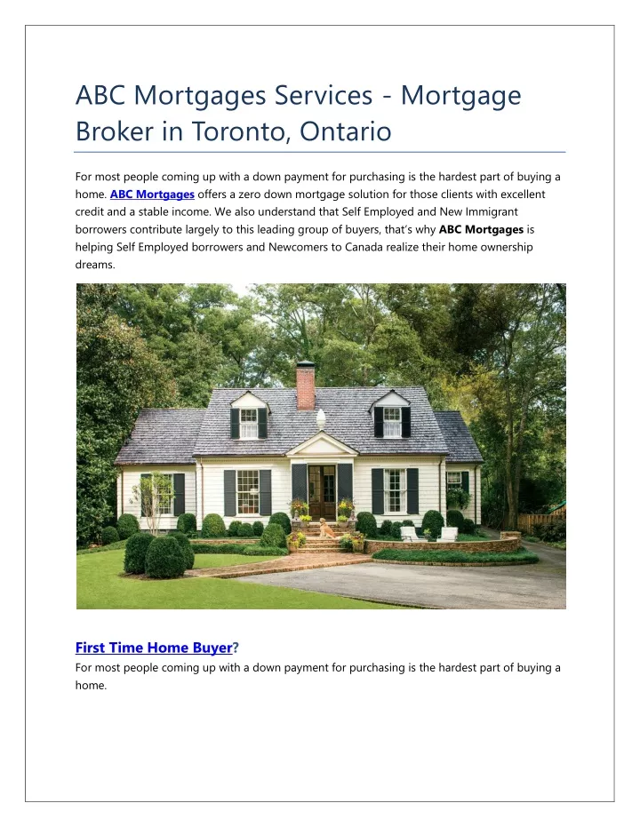 abc mortgages services mortgage broker in toronto
