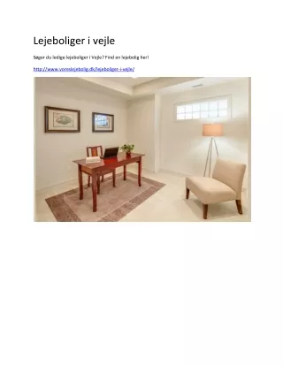 lejeboliger i vejle