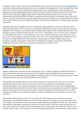 Tidak Boleh Main Slot Online Deposit Ovo Selain Ente Mengenakan 13 Langkah Ini