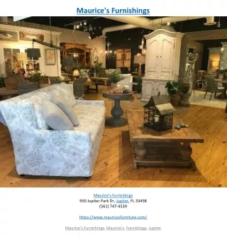 maurice s furnishings