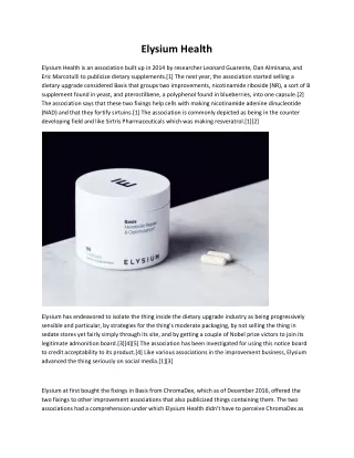 elysium health