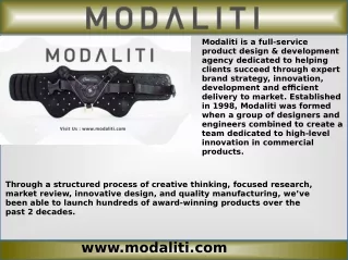 modaliti is a full service product design