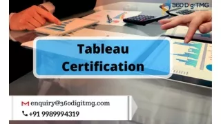 tableau certification