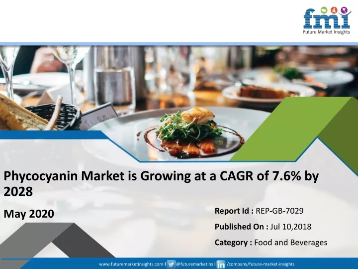 phycocyanin market is growing at a cagr