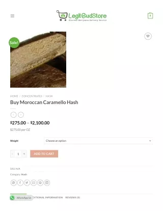 Buy Moroccan Caramello Hash - Legit Bud Store