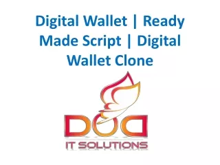 digital wallet ready made script digital wallet clone