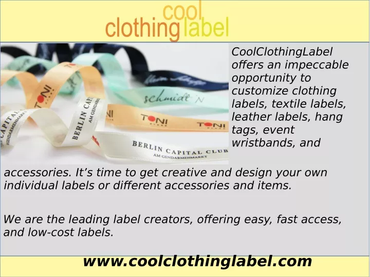 coolclothinglabel offers an impeccable