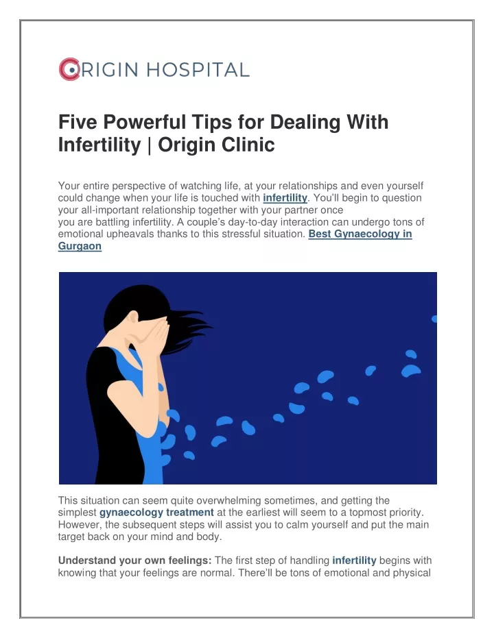 five powerful tips for dealing with infertility