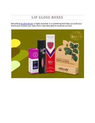 lip gloss boxes