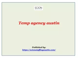 Temp agency austin