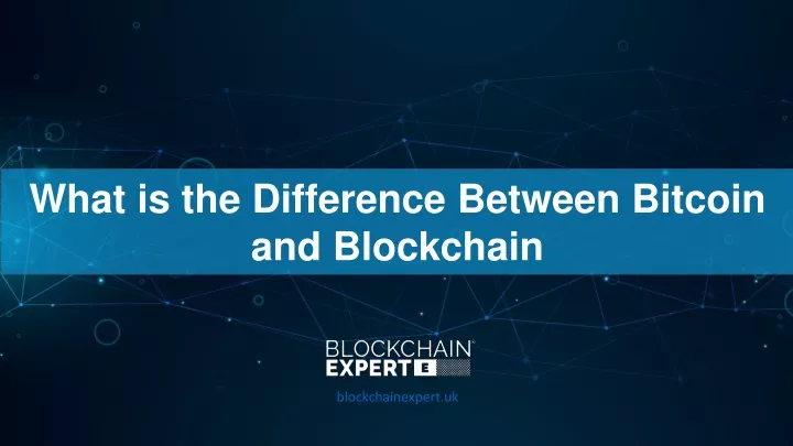 what is the difference between bitcoin