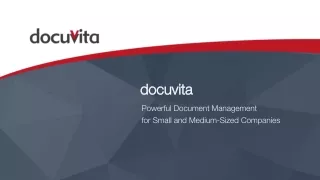 What is docuvita document management system?