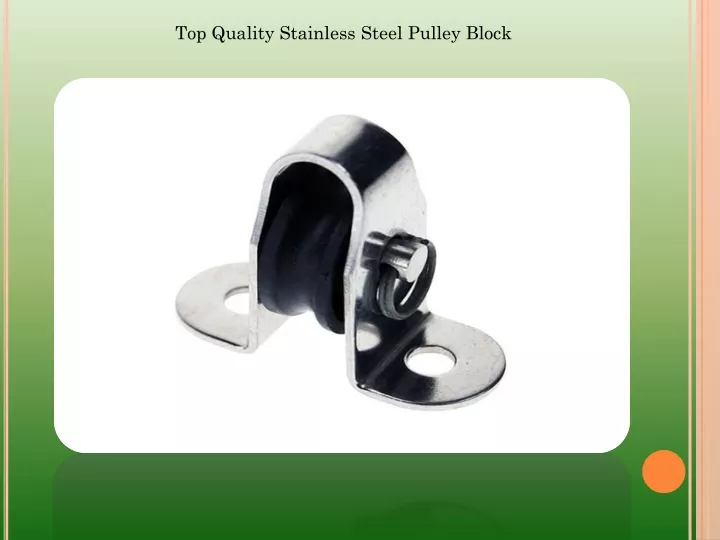 top quality stainless steel pulley block