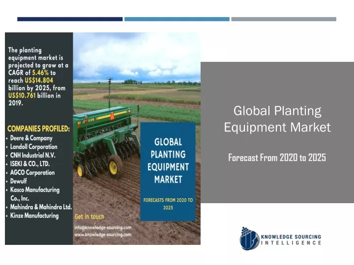 global planting equipment market forecast from