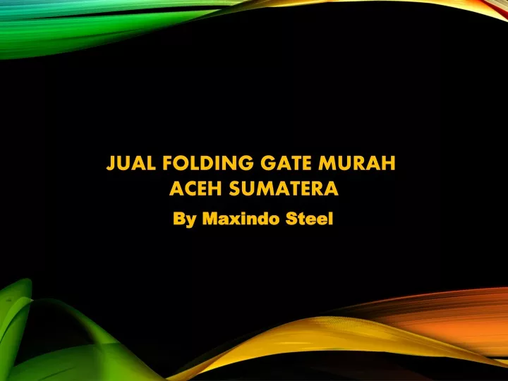 jual folding gate murah aceh sumatera