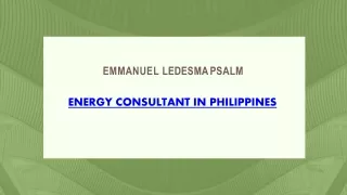 Emmanuel Ledesma Psalm - Energy Consultant in Philippines