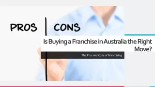 Should I Buy A Franchise? The Pros And Cons Of Franchising
