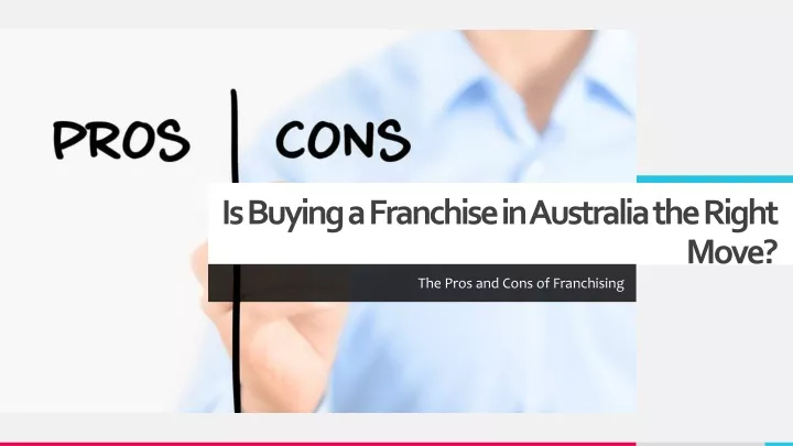 is buying a franchise in australia the right move