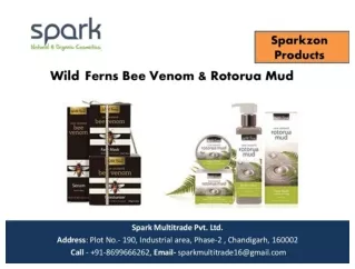 Wild Ferns Bee Venom & Rotorua Mud - Sparkzon