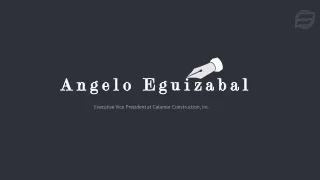 Angelo Eguizabal - Experienced in Property Management