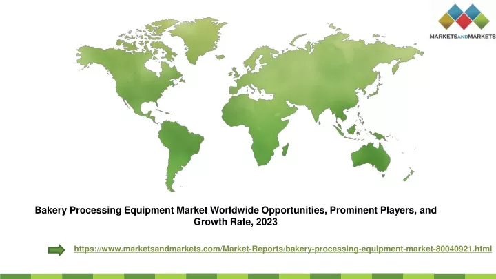 bakery processing equipment market worldwide