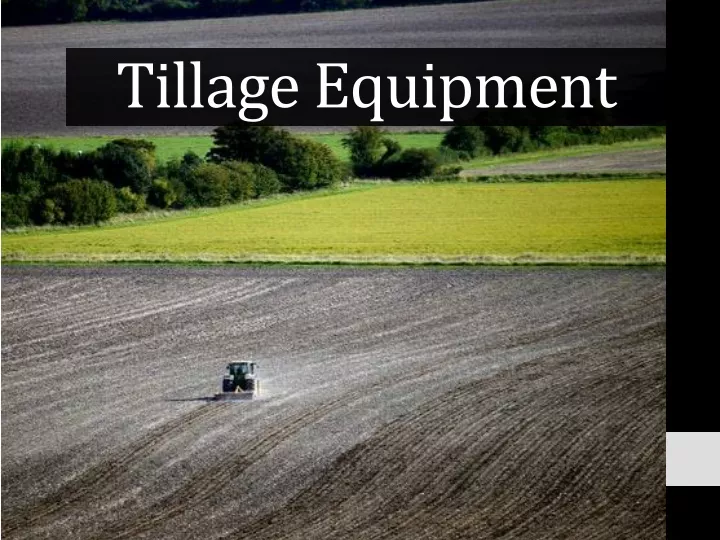 tillage equipment