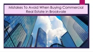 Mistakes to Avoid when Buying a Commercial Property in Brookvale