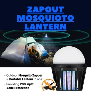 Mosquito Lantern- Zapout