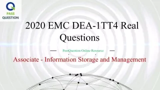 2020 emc dea 1tt4 real questions
