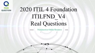 2020 itil 4 foundation itilfnd v4 real questions