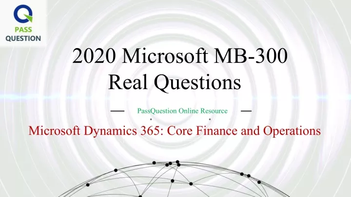 2020 microsoft mb 300 real questions