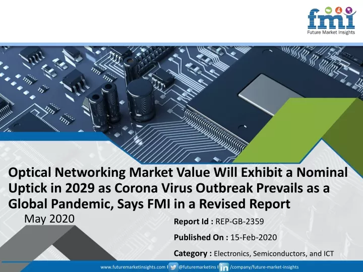 optical networking market value will exhibit