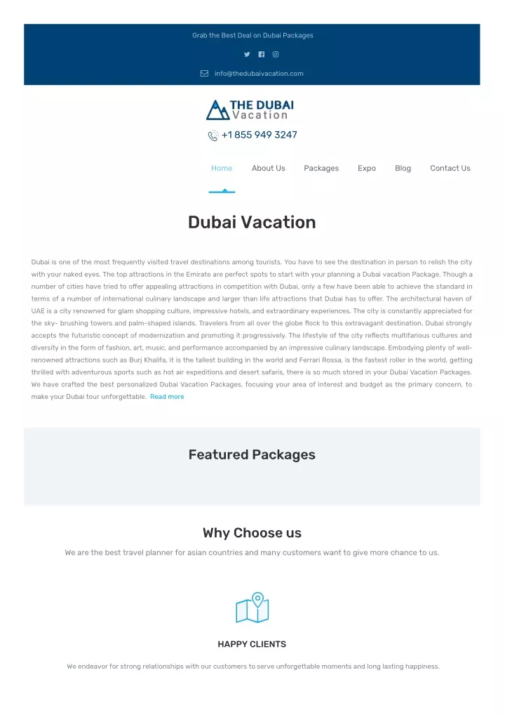 grab the best deal on dubai packages