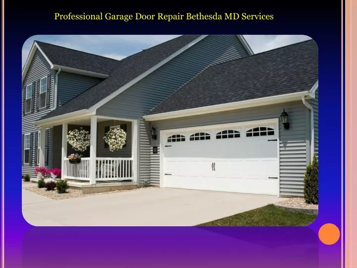 professional garage door repair bethesda