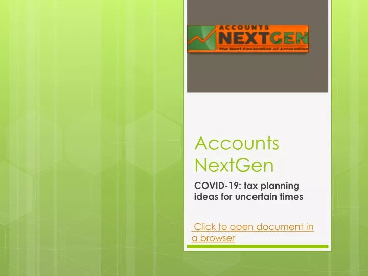 accounts nextgen