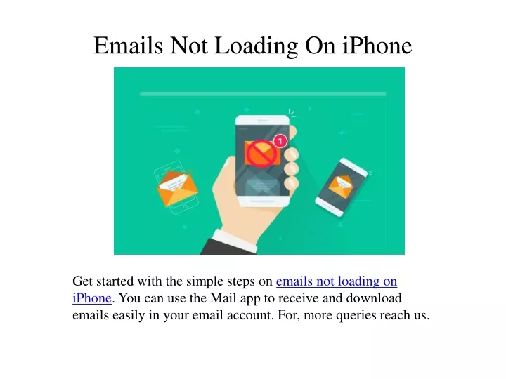 emails not loading on iphone