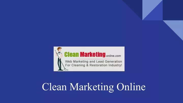clean marketing online