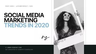 Social Media Marketing Trends Report for 2020 & beyond | Social Media Facts & Checklists 2020 & beyond