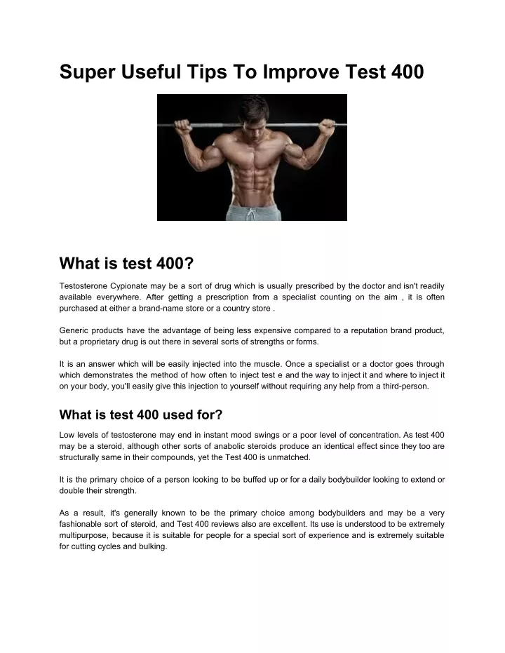 super useful tips to improve test 400