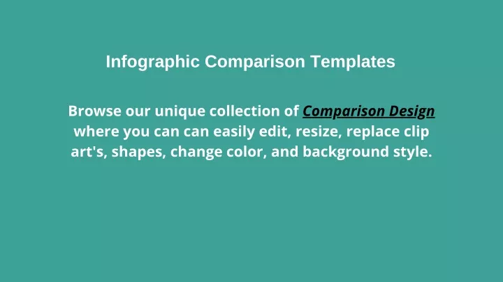 infographic comparison templates