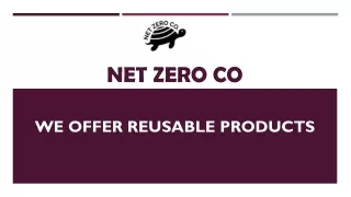 Buy Reusable Straws Online | Net Zero Co