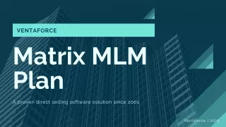 What is Matrix MLM plan? How Does it Work?