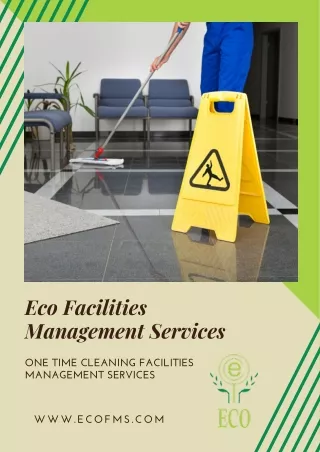 Best Housekeeping Services in Vadodara | Eco Fms